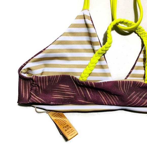 Seea Capitola Reversible Swim Bikini Top Size Small - Picture 7 of 15